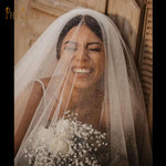 voile mariée blanc pailleté translucide classique peigne femme adultère bridal accessory bridal gown complement