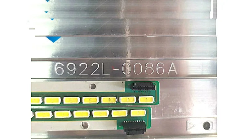 bande lumineuse led or blanc moderne connecteur aluminium fixations invisibles télévision personnalisable