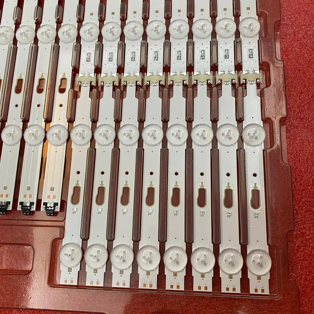 bandes led blanc marron connecteurs étiquettes codes qr moderne fonctionnel aluminium sans câble