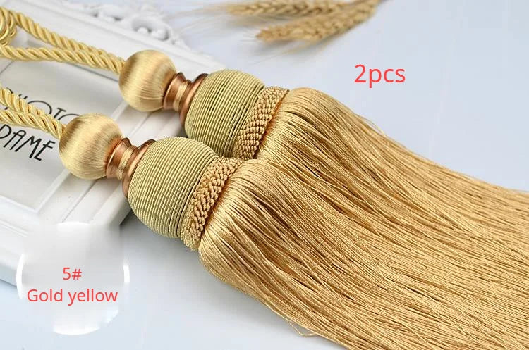 rideau tieback soie synthétique tassel classique moderne accroche fenêtre décoration chambre salon