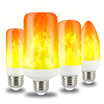 ampoule led effet flamme moderne jaune orange scintillement éclairage intérieur e27 b22 e14