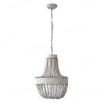 suspension lumineuse bois corde chanvre blanc gris rustique bohème 3luxe