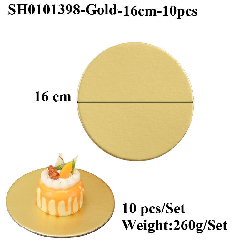 assiettes rondes dorées unies modernes respectueuses environnement opaques variées tailles pâtisserie