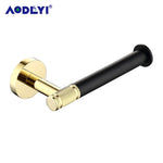 accessoires salle bains or noir moderne élégants porte serviettes savon gobelet papier wc élégance