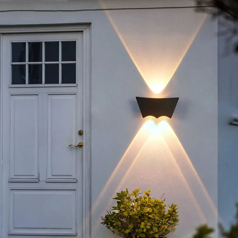 applique murale led noir contemporaine éclairage mural extérieur ip65 étanche ampoules led