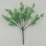 Bouquet artificiel feuilles rondes vert gris décoration intérieure salon jardin naturel rustique decoration cadeau