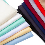 tissu polyester blanc opacique largeur 150cm moderne anti boulochage breathable coloris bright skinfriendlymètrecouturediy