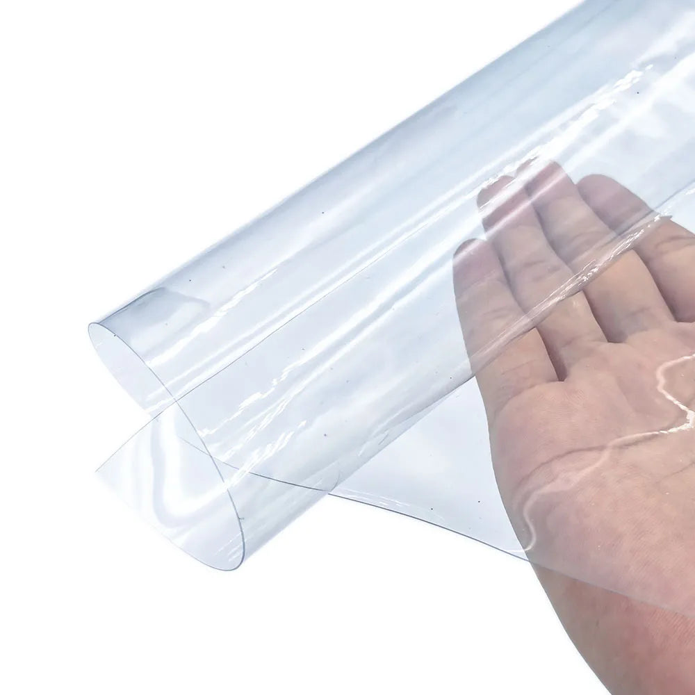 tissu pvc transparent imperméable bricolage protection moderne zipper 120cm large
