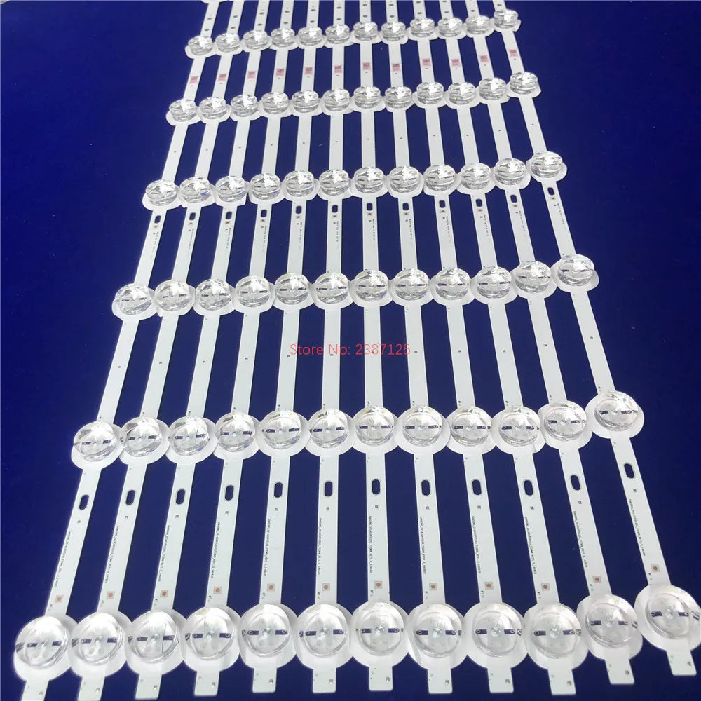 bandes led éclairage écran blanc rangées led fixation moderne 32cm 3w