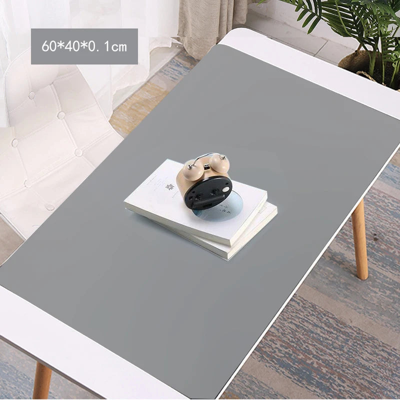 tapis table silicone vert uni moderne 60x40cm isolant thermique facile nettoyer résistant