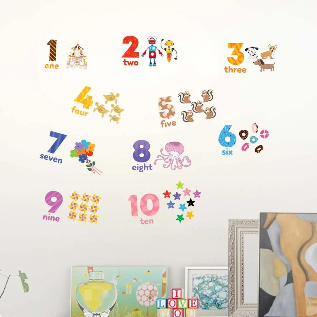 Décoration murale enfant sticker jungle