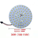 plaque led moderne diamètre 32mm 45mm 55mm 65mm 85mm 138mm led rond gris métallique