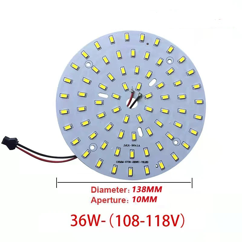 plaque led moderne diamètre 32mm 45mm 55mm 65mm 85mm 138mm led rond gris métallique