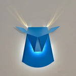 applique murale moderne forme cerf doré luminaire décoration chambre couloir salle manger led blanc