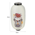 lanterne japonaise traditionnelle fleurs cerisier blanc rose noire fete decoOpaque