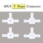 rails traînée led blanc noir lisses modernes connecteurs adaptateurs ampoules led