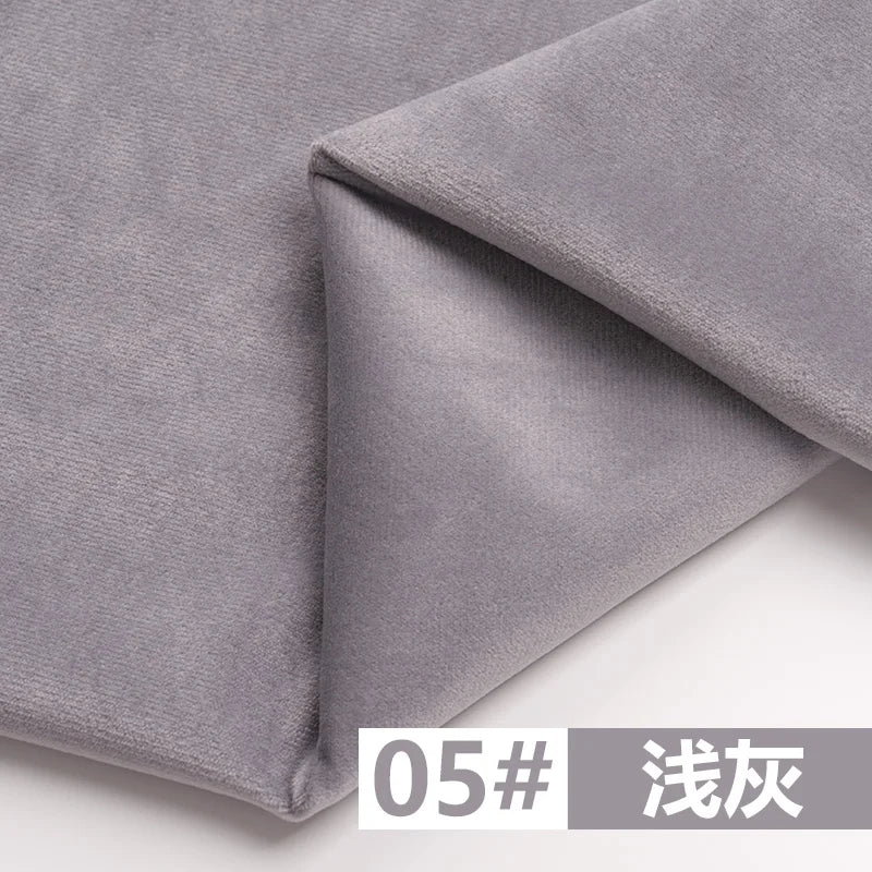 tissu velours épais orange rouge gris moderne 155cm largeur coudre robe matériel bricolage