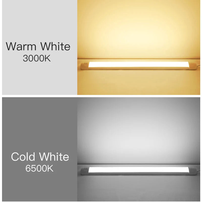 lampe led barre tube moderne blanc froid armoire cuisine salon atelier adhésif