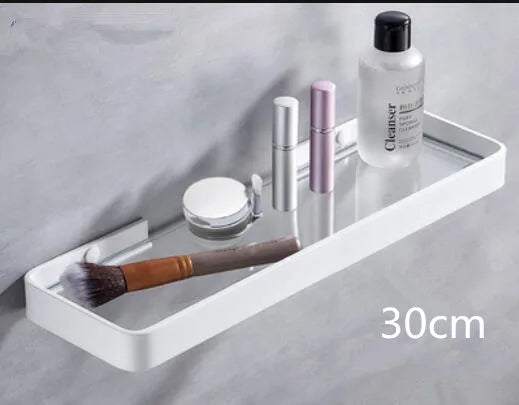 étagères murales modernes vis fixées blanc noir 20cm 50cm variées