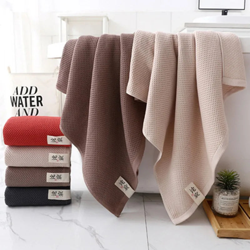 serviette bain coton rapide absorbant moderne gris beige rouge