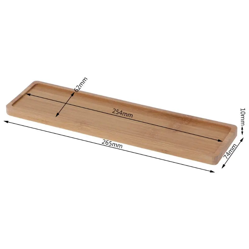 assiettes bambou naturel moderne rustique grain bois plante artificielle fleur gobelet savon liquide