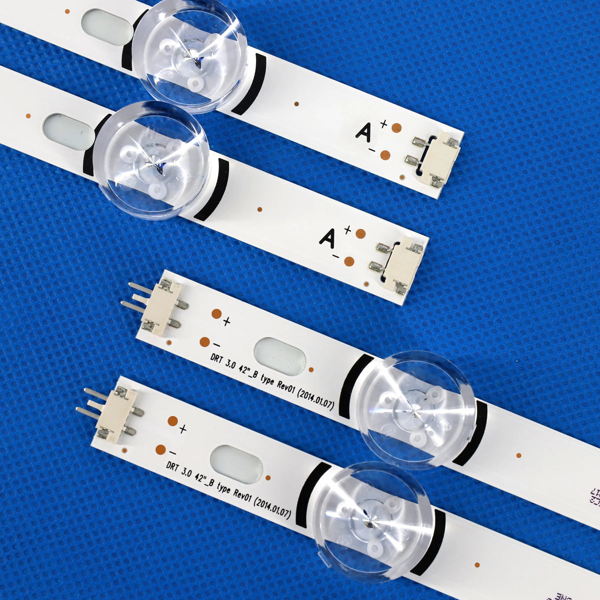 bande lumineuse led blanc adhésif 42 pouces pièces 400 mm connecteurs électriques nouveaux
