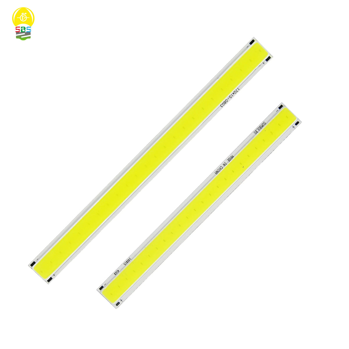 ruban led jaune 140mm 170mm clips modernes 12v 2000 lumens 20000h