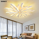 plafonnier led moderne acrylique blanc noir télécommande éclairage quotidien chambre salon moderne ultrafin