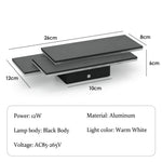 applique murale moderne led blanc noir éclairage quotidien minimaliste fixée mur