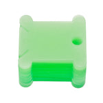 bobines fil transparentes modernes couleur rose blanc vert bleu rangement fil coudre