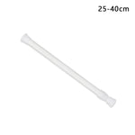 tige télescopique réglable blanc moderne adhésif 18 27cm 25 40cm 30 50cm 40 70cm