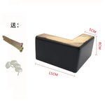 supports muraux bois naturel moderne noir blanc marron foncé finition lisse vis cache