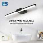 lampe murale led moderne noire blanche 90v 260v 10lumieres 1m2