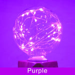 ampoule led multicolore filaments spirales moderne décoration chambre e27 2700k 6500k 50000h
