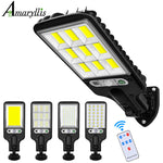 lampe solaire led noire moderne télécommande détecteur mouvement ip65 étanche
