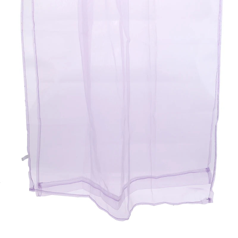 rideaux voilage couleurs variées tissu franges verticales translucides bohèmes liens dattache moderne maison