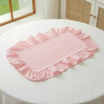 serviettes table classiques rayées rose clair serviettes table beige serviettes table blanches fronces antidérapantes