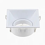 support spot led blanc rond moderne interrupteur bouton poussoir tringle ampoule led câbles électriques