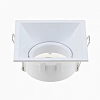support spot led blanc rond moderne interrupteur bouton poussoir tringle ampoule led câbles électriques