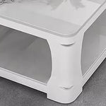 table basse moderne marbre blanc gris noir minimaliste maison salon