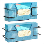 support mural porte gants hexagonal moderne gants latex vis chevilles fixations noir bleu blanc