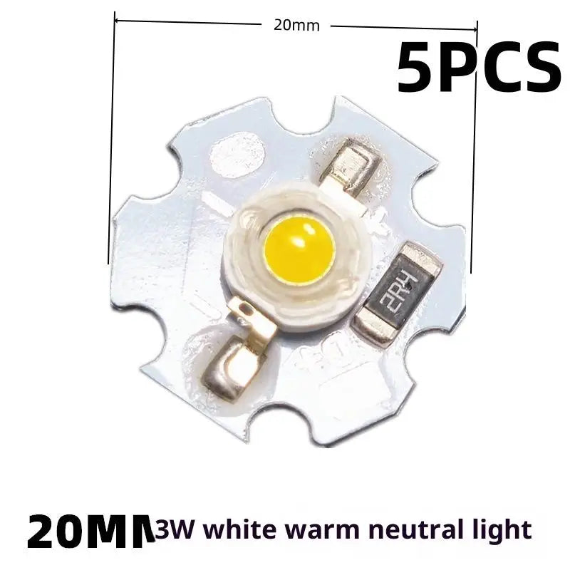 ampoules led 1w 3w 5v 12v blanc chaud circulaires modernes 16mm 20mm