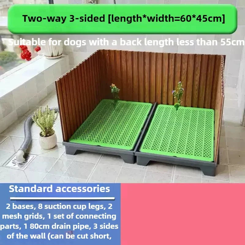 bac urine chien vert noir drainage moderne pompe vidange