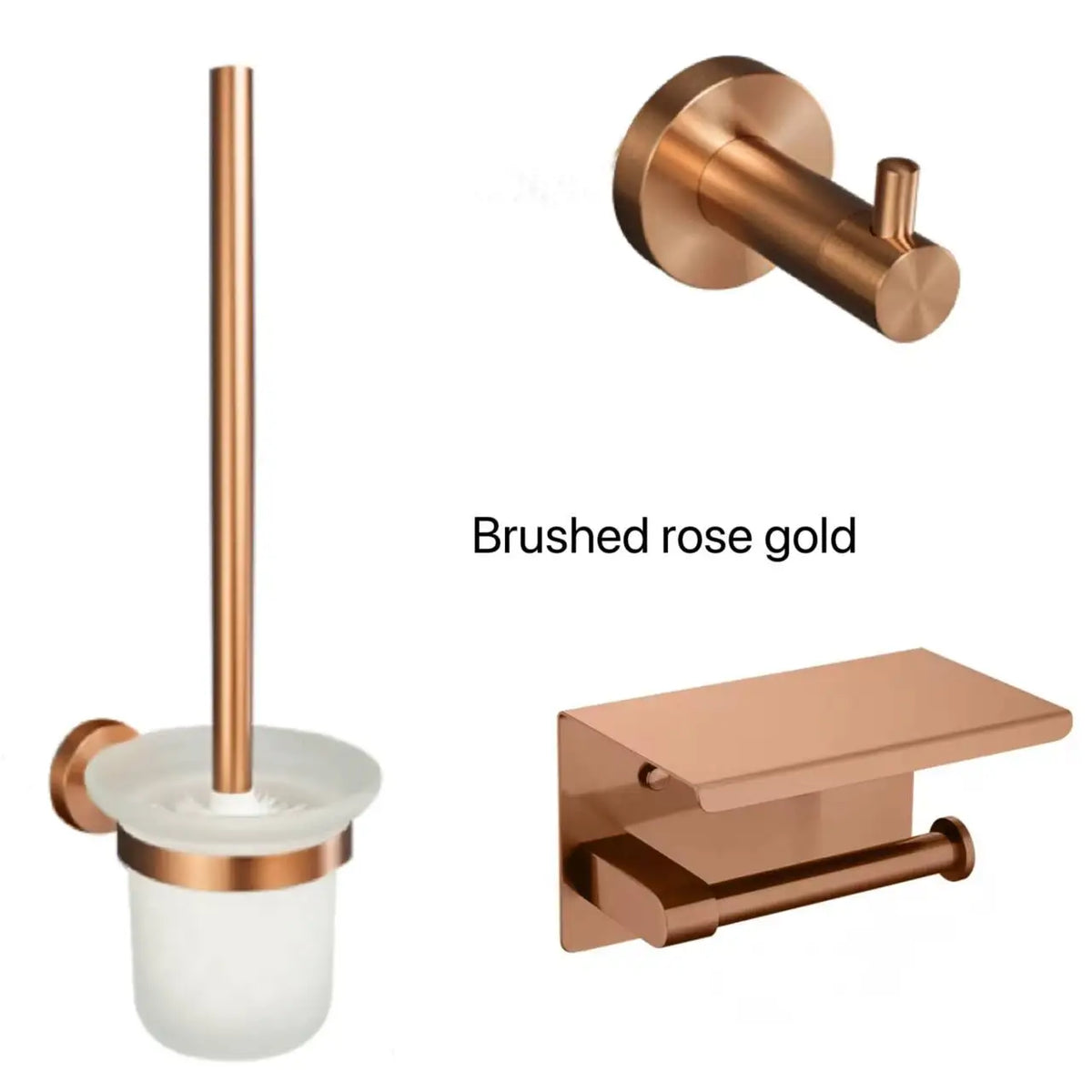 accessoires salle bain rose gold porte serviette savon papier moderne minimaliste