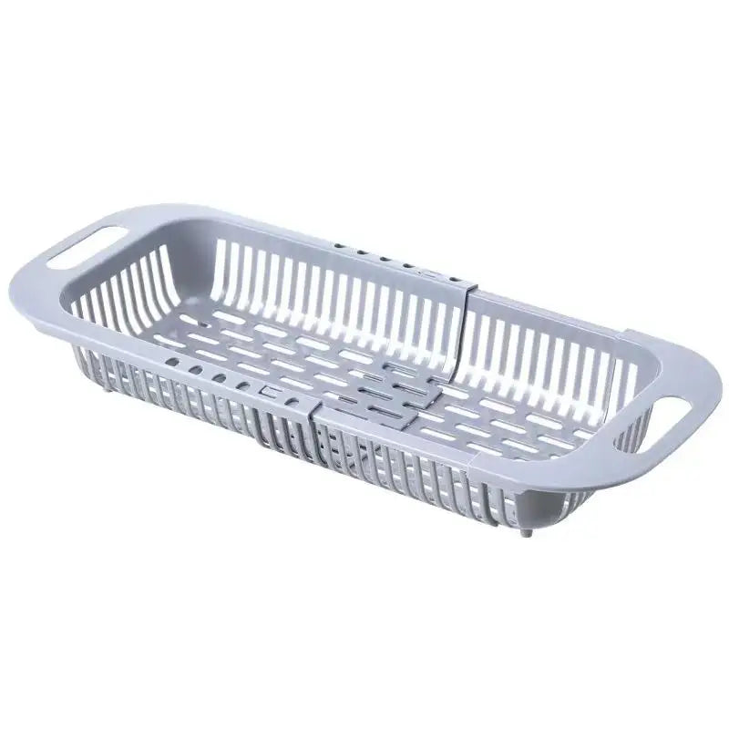 panier cuisine blanc gris rayures moderne réutilisable taille réglable poignées fruits légumes