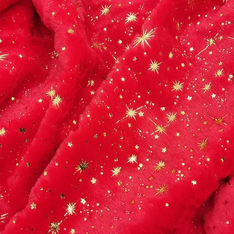 serviettes table blanc or rouge flocons neige étoiles dorées occasion festive