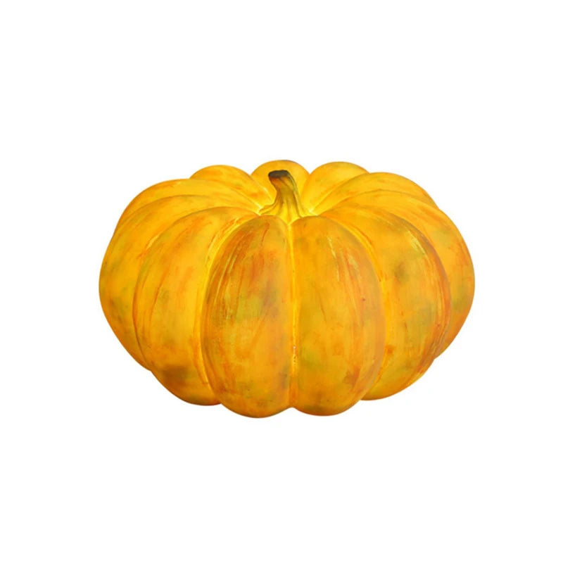 décoration extérieure citrouille lumineuse moderne orange rayures noires ip65 led autonomes