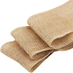 tapis juteux rustique toile jute mariage décoration événementnel nappe matériaux naturels textures grossières