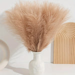 plumes artificielles blanches modernes décoration extérieure mariage fêtes prénuptiale bouquet table