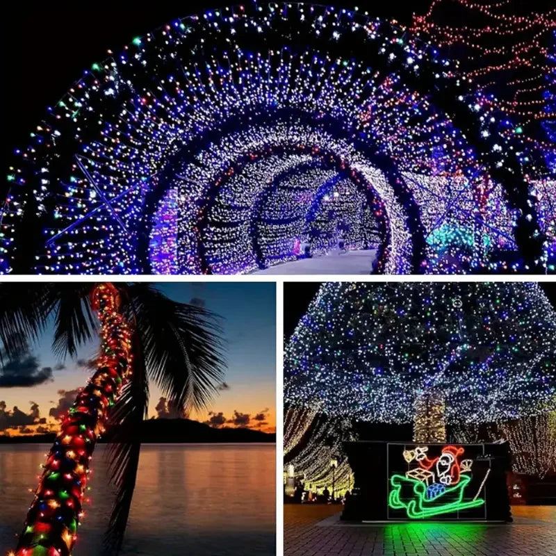 guirlande led multicolore modes éclairage ip65 moderne autoinstallationextérieur fêtes mariage